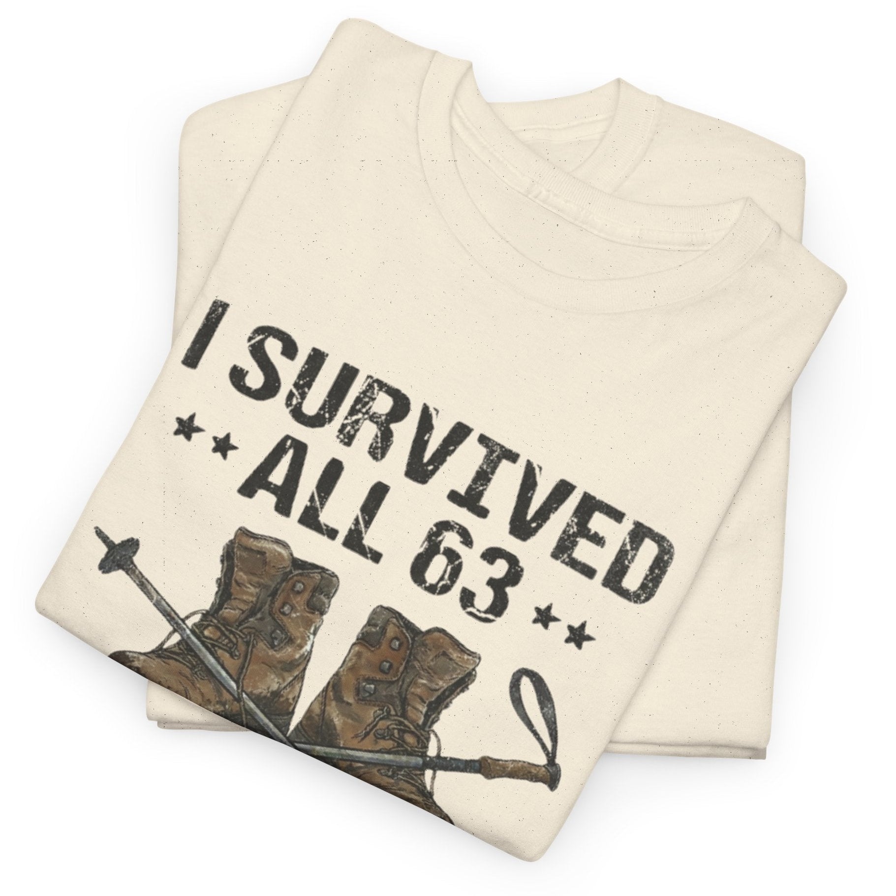 I Survived All 63 U.S. National Parks T-Shirt | Funny National Park Tee