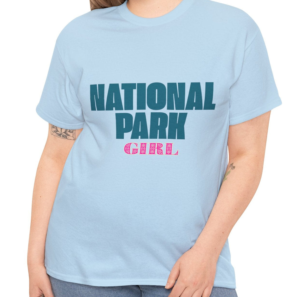 National Park Girl T-Shirt | Retro Nature Lover Tee | Outdoor Adventure Shirt