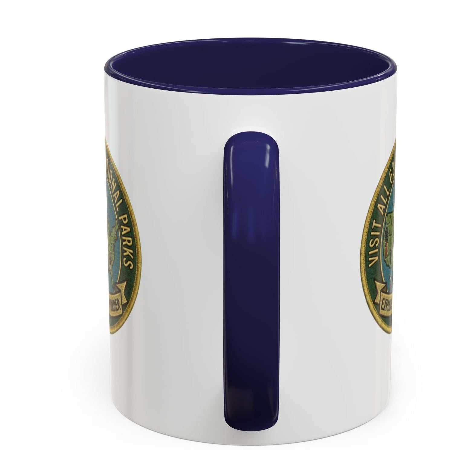 Visit All 63 U.S. National Parks Accent Mug | National Park Coffee Mug