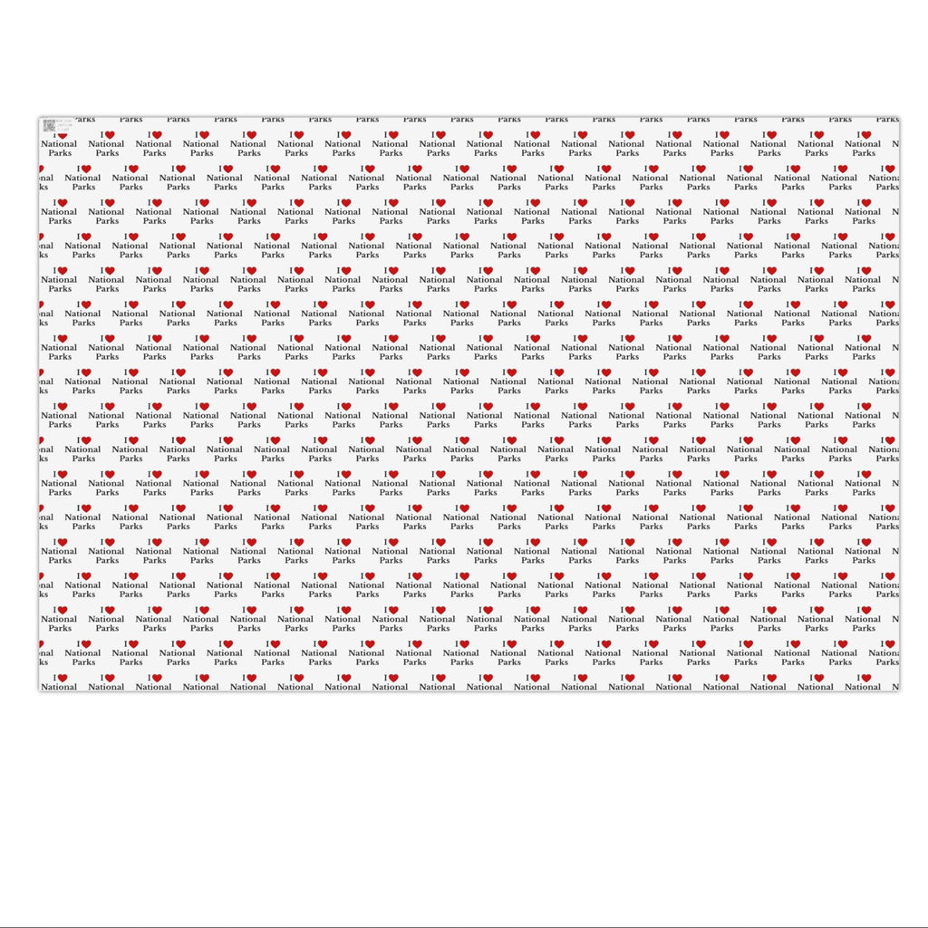 I Love National Parks Gift Wrapping Paper | National Park Gift Wrap Sheets
