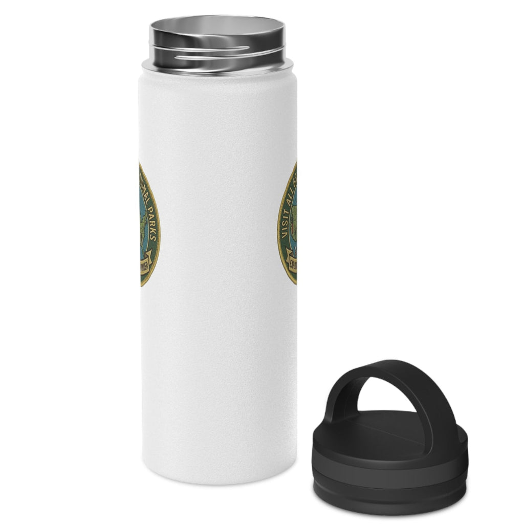 Visit All 63 U.S. National Parks Stainless Steel Water Bottle | Insulated Travel Bottle