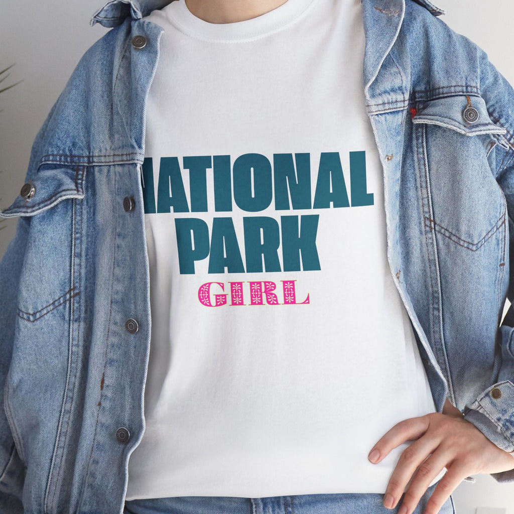 National Park Girl T-Shirt | Retro Nature Lover Tee | Outdoor Adventure Shirt