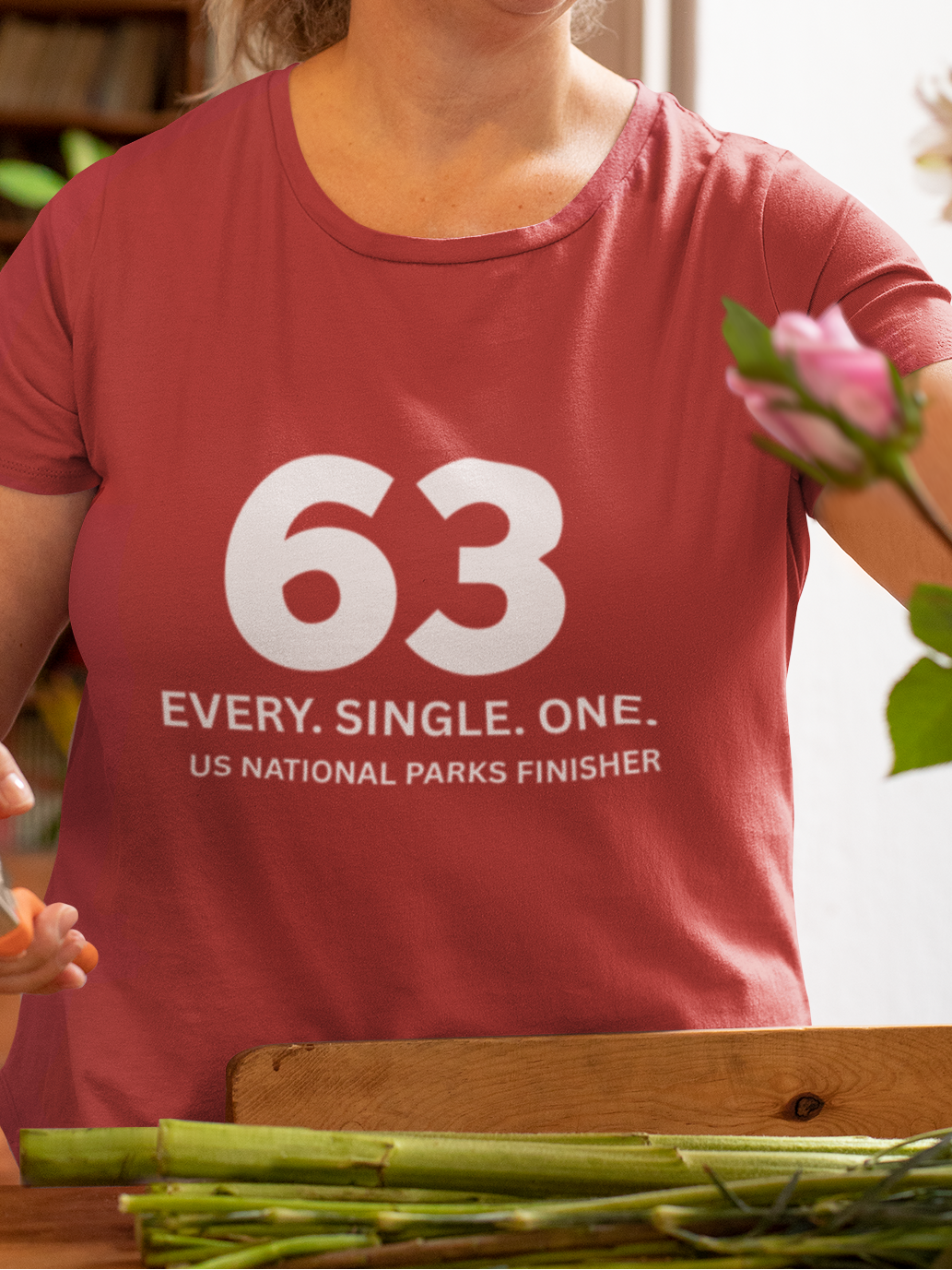 Visit All 63 U.S. National Parks Finisher T-Shirt | 63 National Parks Tee | Bucket List Complete Shirt