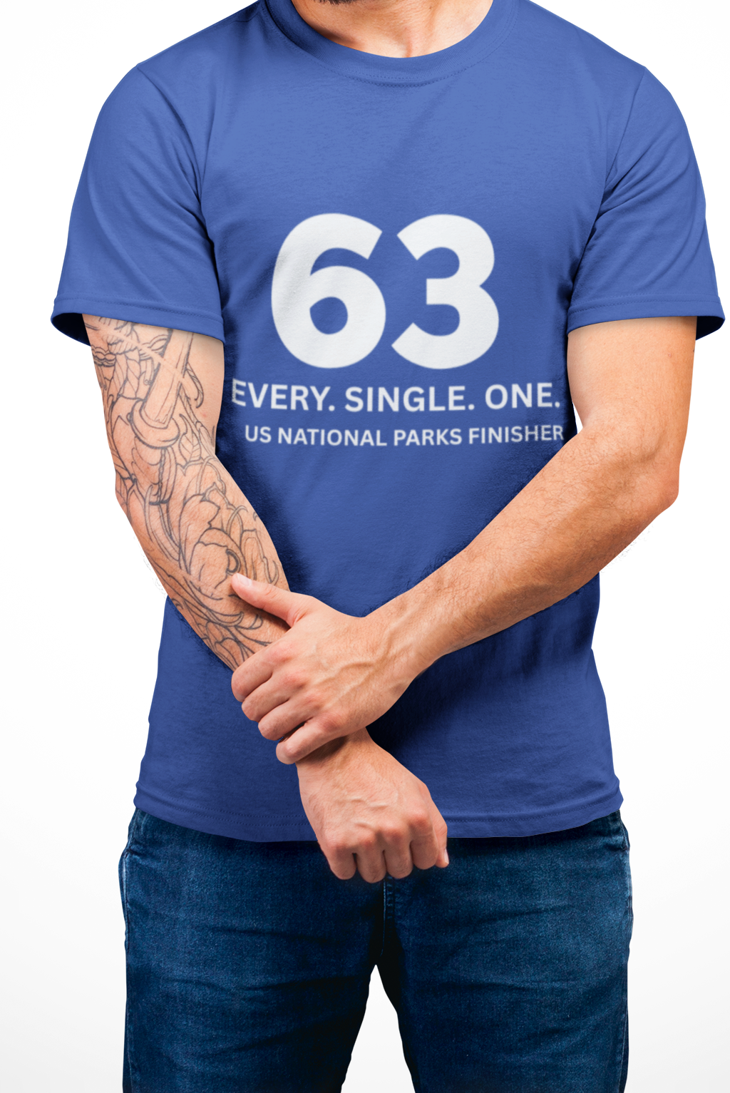 Visit All 63 U.S. National Parks Finisher T-Shirt | 63 National Parks Tee | Bucket List Complete Shirt
