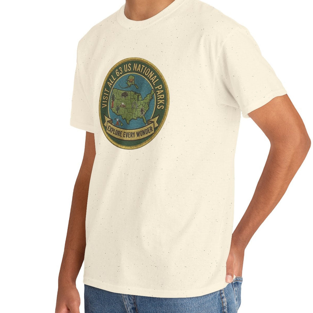 Visit All 63 U.S. National Parks Logo T-Shirt
