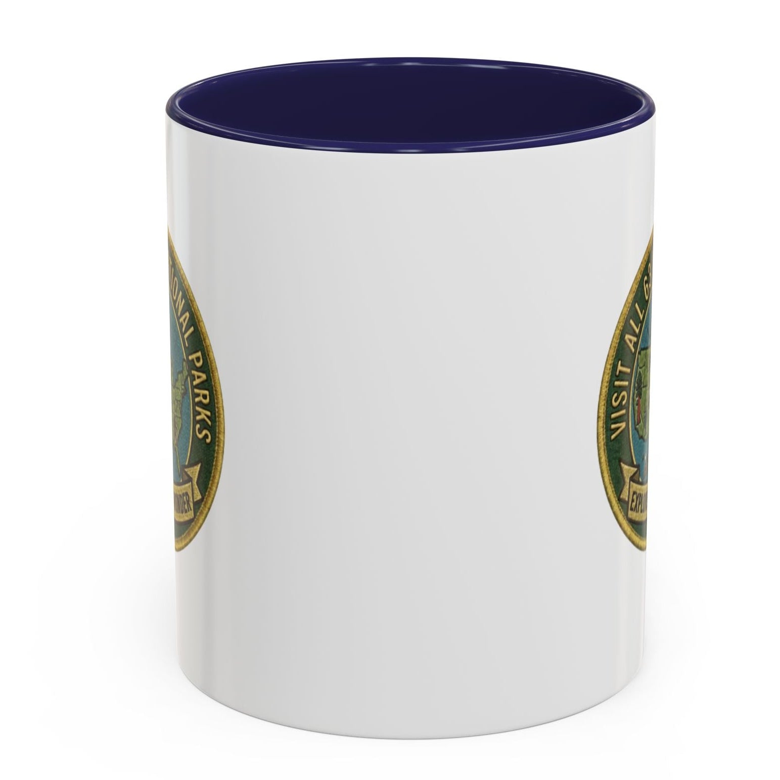 Visit All 63 U.S. National Parks Accent Mug | National Park Coffee Mug