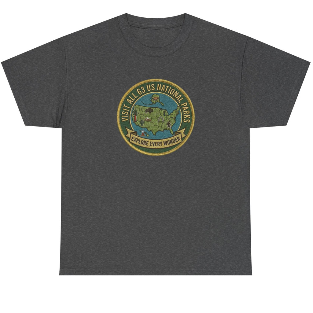 Visit All 63 U.S. National Parks Logo T-Shirt