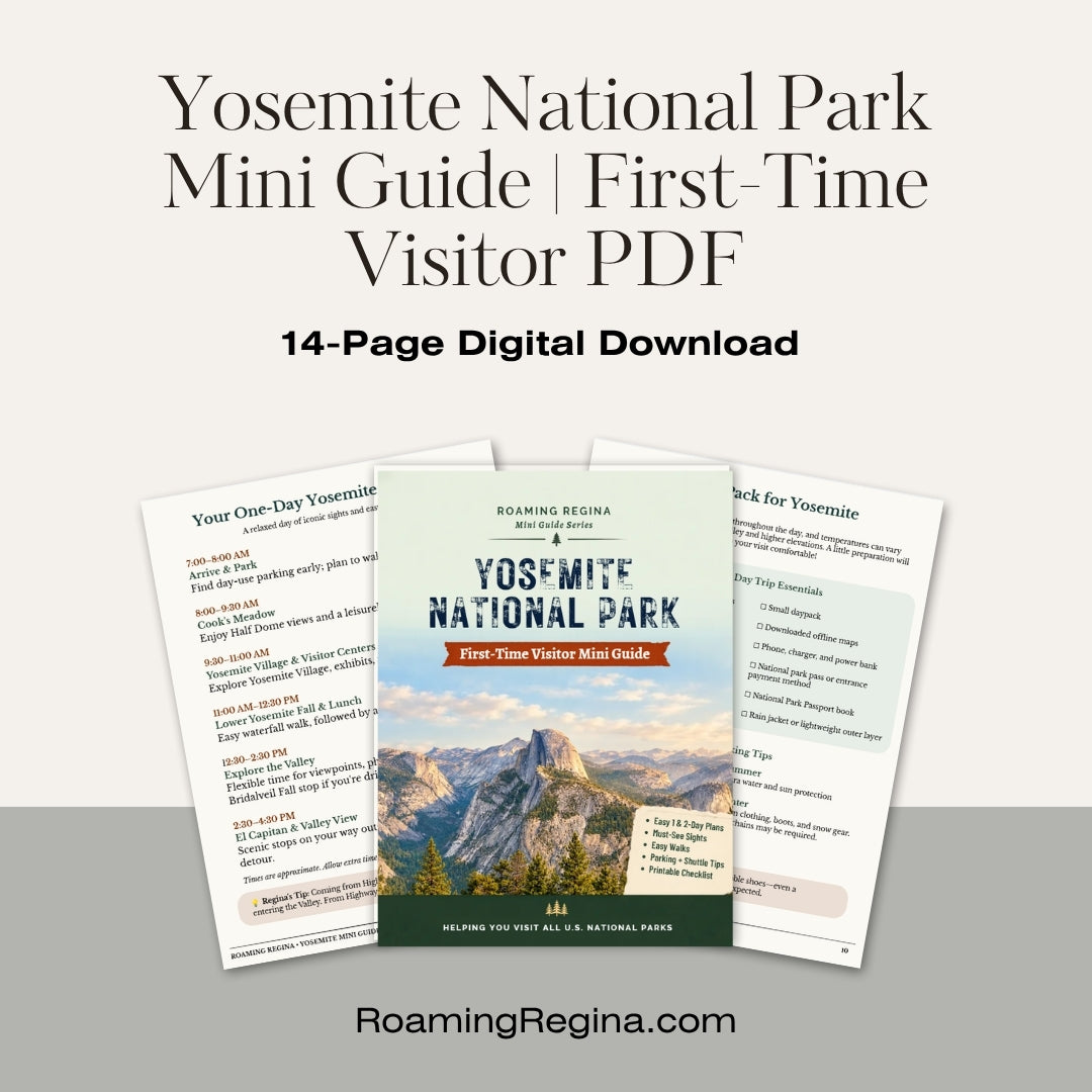 Yosemite National Park Mini Guide | First-Time Visitor PDF