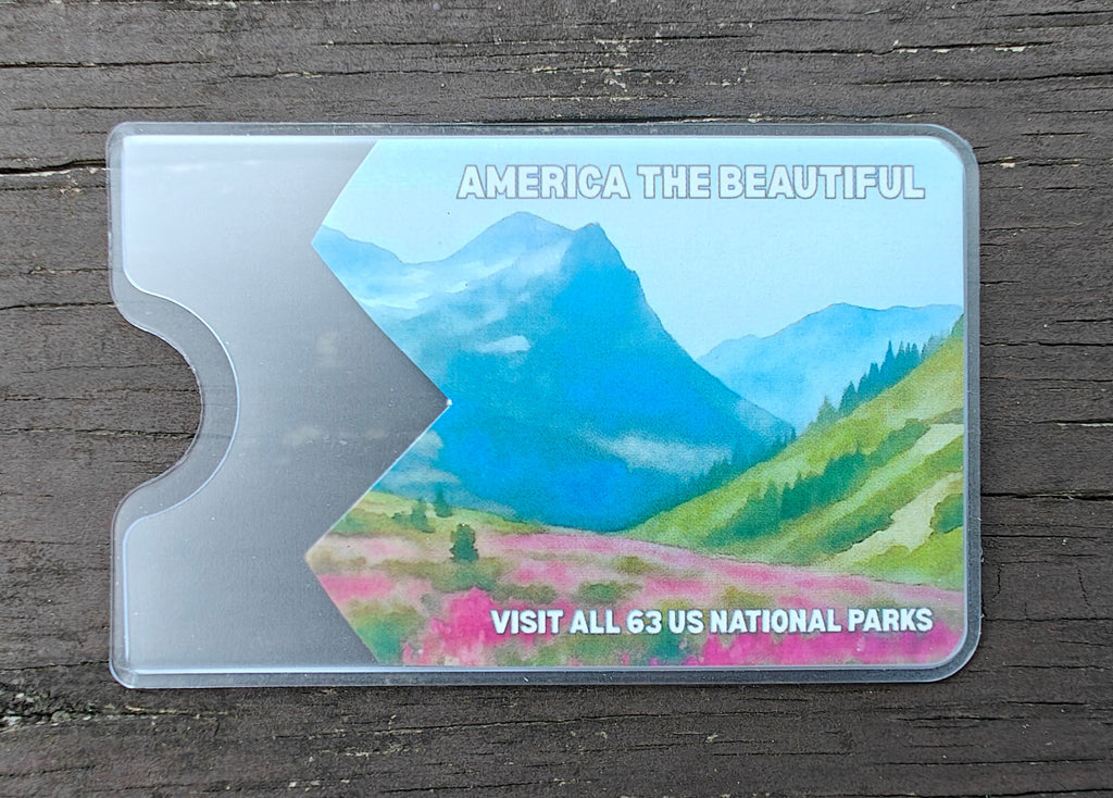 Glacier National Park Pass Sleeve | Watercolor Art Passport Cover