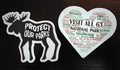 National Park Sticker Bundle | Visit All 63 & Protect Our Parks Vinyl Sticker Set (2 Pack)