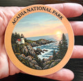 Acadia National Park Sticker | Waterproof Vinyl Travel Decal | Visit All 63 U.S. National Parks