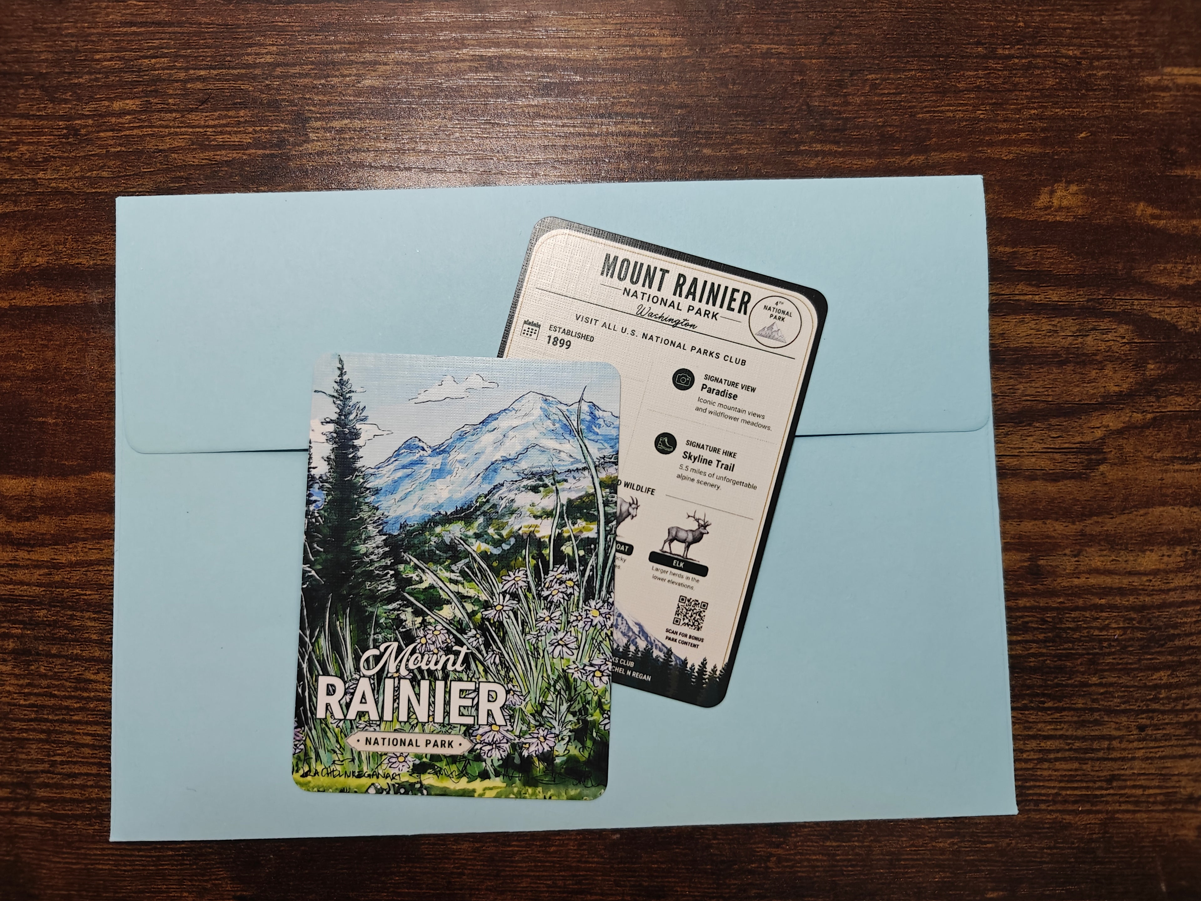 Mount Rainier National Park Mail Club – Past Edition