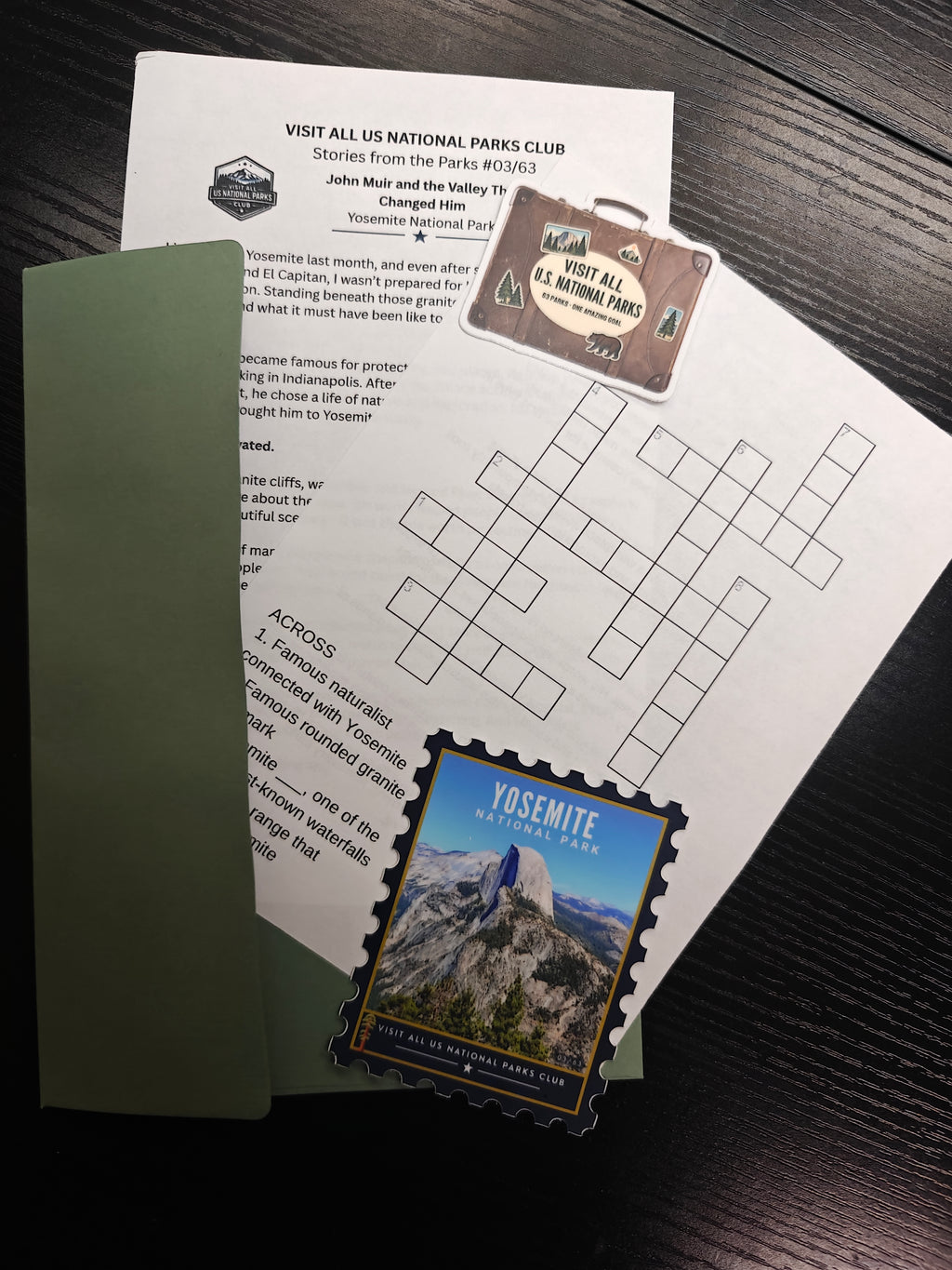 Visit All U.S. National Parks Mail Club